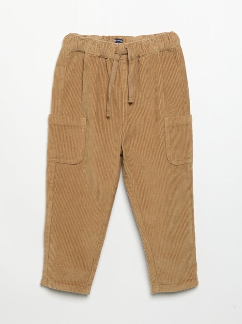 Pantalon en velours côtelé - Kiabi