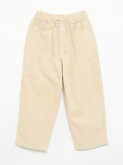 Pantalon en velours côtelé - Kiabi Pantalon en velours côtelé - Kiabi