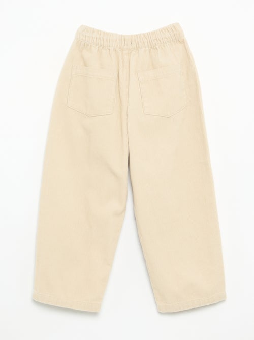 Pantalon en velours côtelé - Kiabi Pantalon en velours côtelé - Kiabi