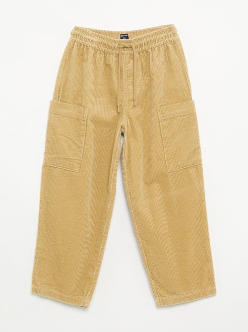 Pantalon en velours côtelé - Kiabi Pantalon en velours côtelé - Kiabi