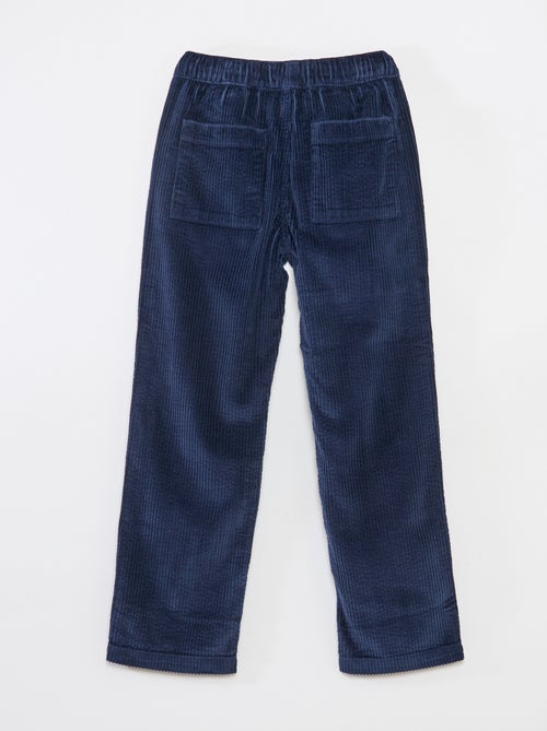 Pantalon en velours côtelé - Kiabi