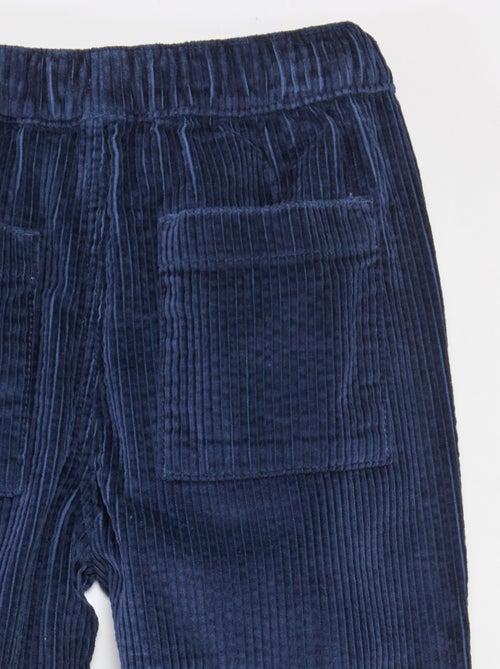 Pantalon en velours côtelé - Kiabi