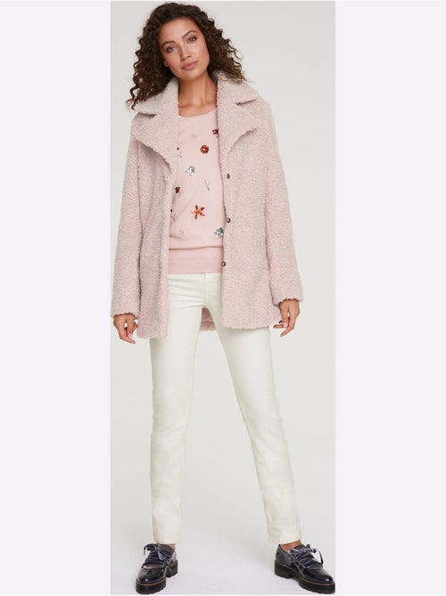 Pantalon en velours côtelé coupe droite avec poches - taille standard - helline - Kiabi Pantalon en velours côtelé coupe droite avec poches - taille standard - helline - Kiabi