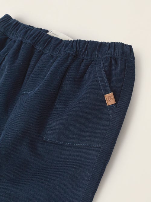 Pantalon en Velours Côtelé en Coton - Kiabi