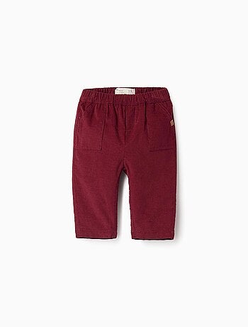 Pantalon en Velours Côtelé en Coton