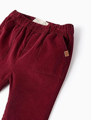 Pantalon en Velours Côtelé en Coton