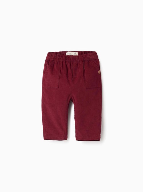 Pantalon en Velours Côtelé en Coton - Kiabi