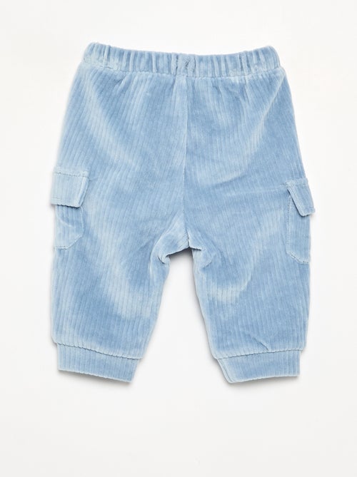 Pantalon en velours côtelé et poches cargo - Kiabi Pantalon en velours côtelé et poches cargo - Kiabi