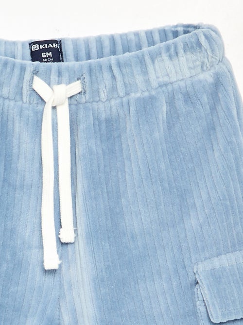 Pantalon en velours côtelé et poches cargo - Kiabi Pantalon en velours côtelé et poches cargo - Kiabi