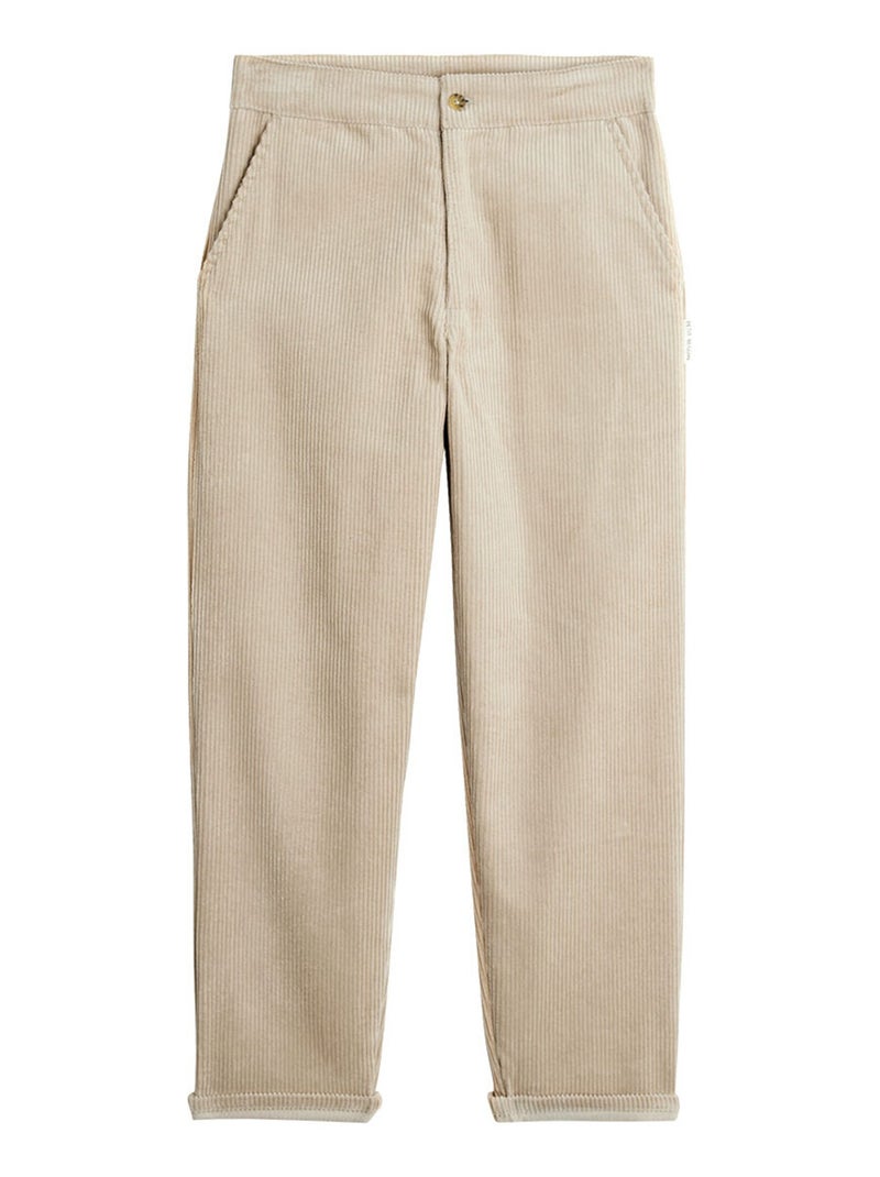 Pantalon en velours côtelé garçon Colorado Beige - Kiabi