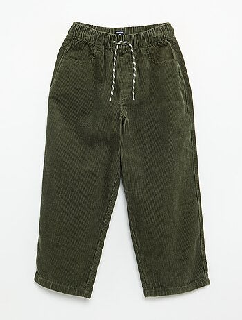Pantalon en velours côtelé