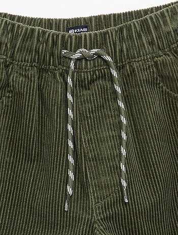 Pantalon en velours côtelé