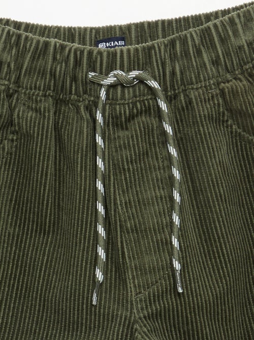 Pantalon en velours côtelé - Kiabi