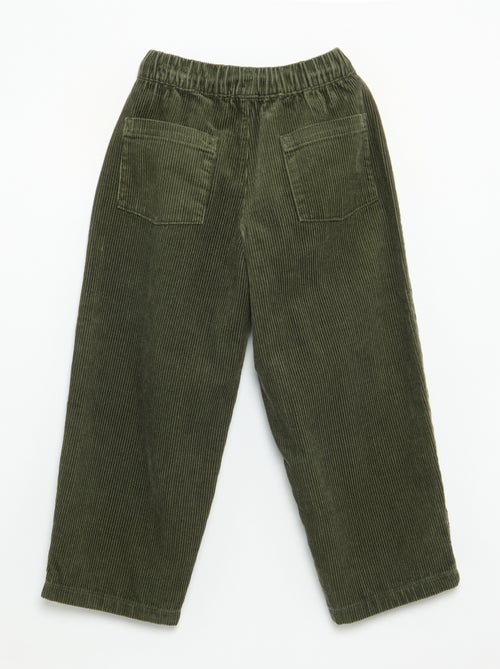 Pantalon en velours côtelé - Kiabi