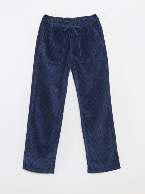 Pantalon en velours côtelé - Kiabi