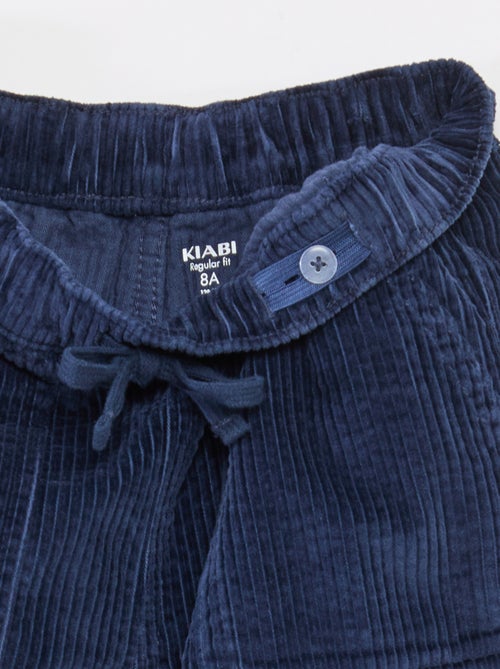 Pantalon en velours côtelé - Kiabi