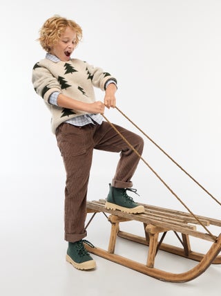 Pantalon en velours côtelé