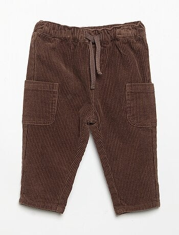 Pantalon en velours côtelé