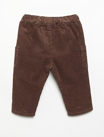 Pantalon en velours côtelé