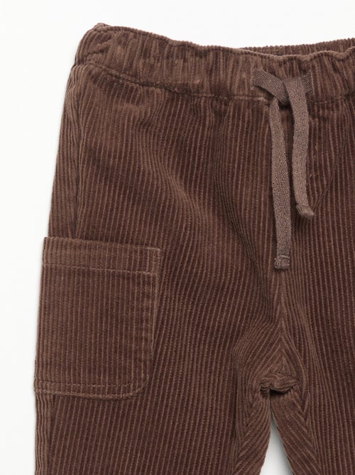 Pantalon en velours côtelé - Kiabi
