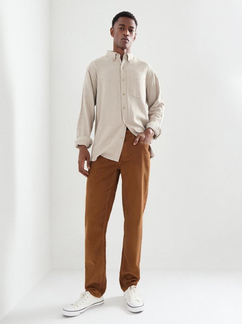 Pantalon en velours côtelé, MO Fashion - Kiabi