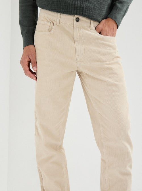 Pantalon en velours côtelé, MO Fashion - Kiabi