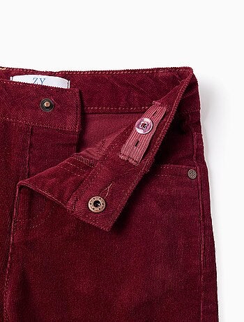 Pantalon en Velours Côtelé