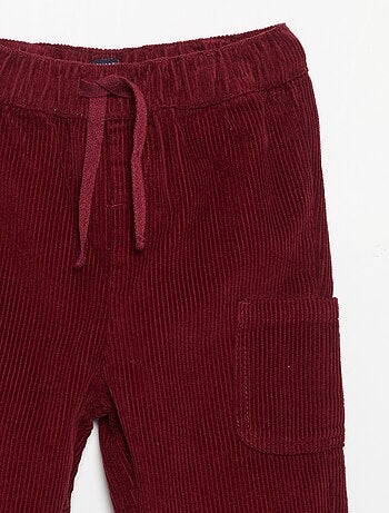 Pantalon en velours côtelé