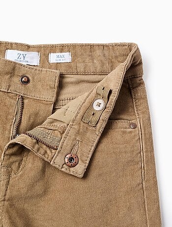 Pantalon en velours côtelé Slim Fit