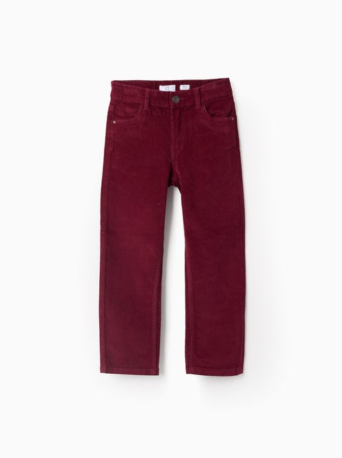 Pantalon en velours côtelé Slim Fit - Kiabi