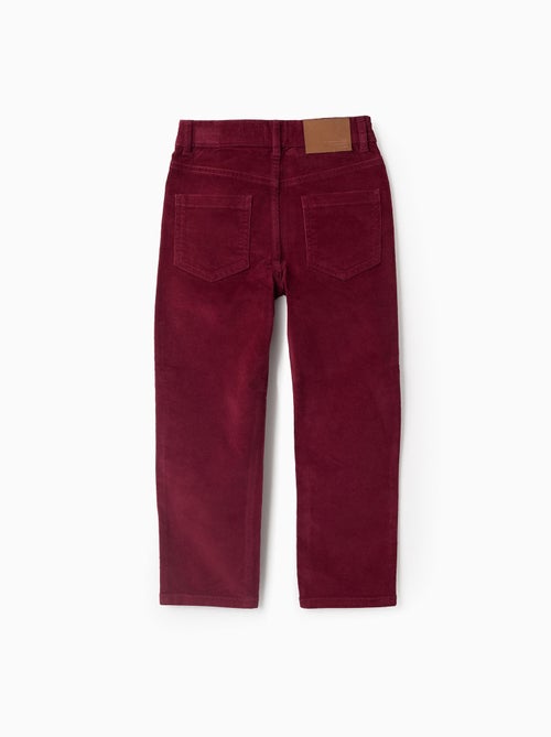 Pantalon en velours côtelé Slim Fit - Kiabi