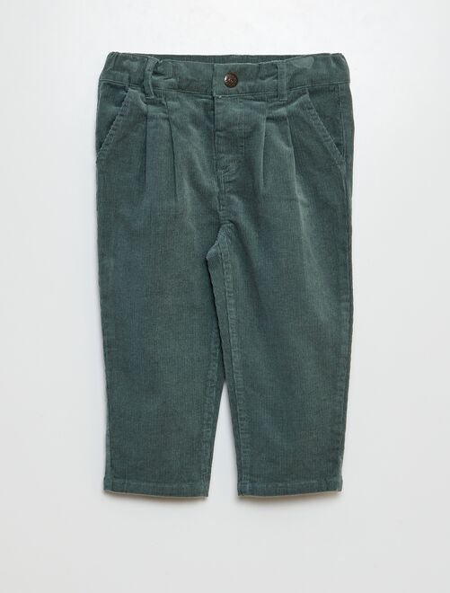 Pantalon en velours côtelé - Kiabi