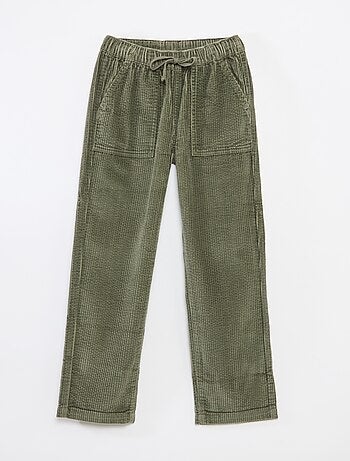 Pantalon en velours côtelé