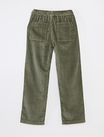 Pantalon en velours côtelé