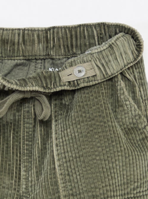 Pantalon en velours côtelé - Kiabi