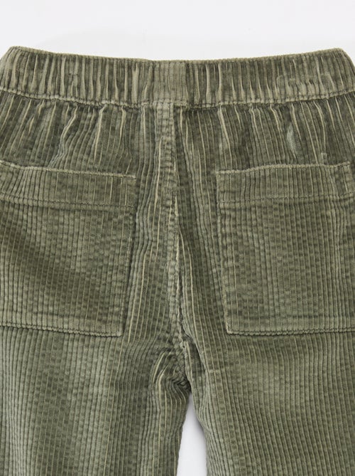 Pantalon en velours côtelé - Kiabi