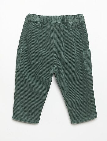 Pantalon en velours côtelé