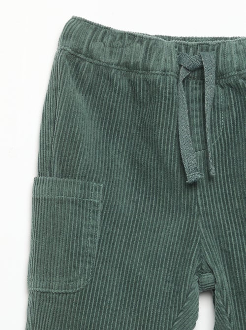 Pantalon en velours côtelé - Kiabi