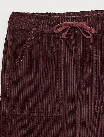 Pantalon en velours côtelé