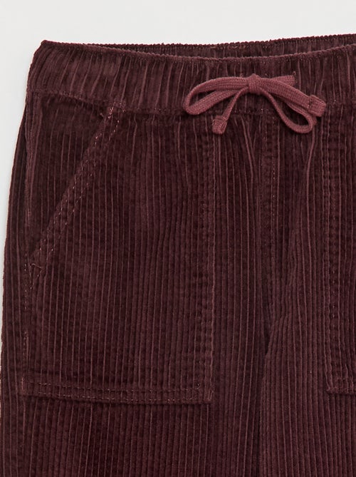 Pantalon en velours côtelé - Kiabi