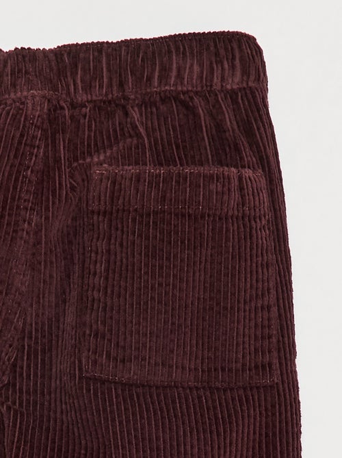 Pantalon en velours côtelé - Kiabi