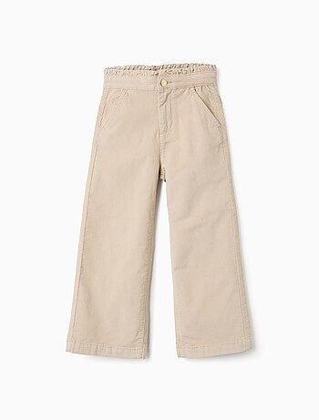 Pantalon en Velours Côtelé Wide Leg