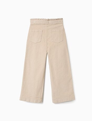Pantalon en Velours Côtelé Wide Leg