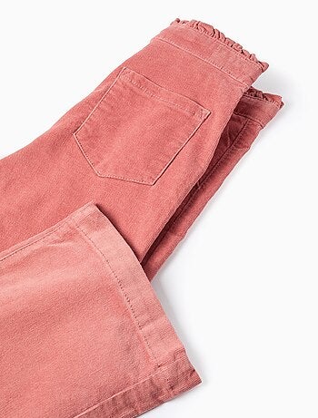 Pantalon en Velours Côtelé Wide Leg