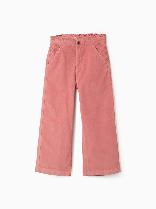 Pantalon en Velours Côtelé Wide Leg - Kiabi