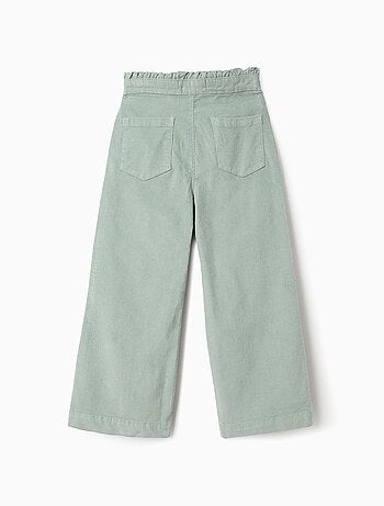 Pantalon en Velours Côtelé Wide Leg