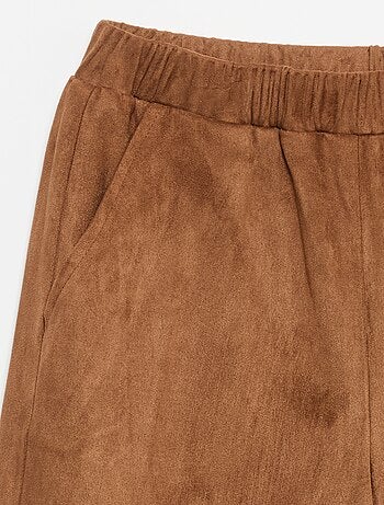 Pantalon en velours coupe large