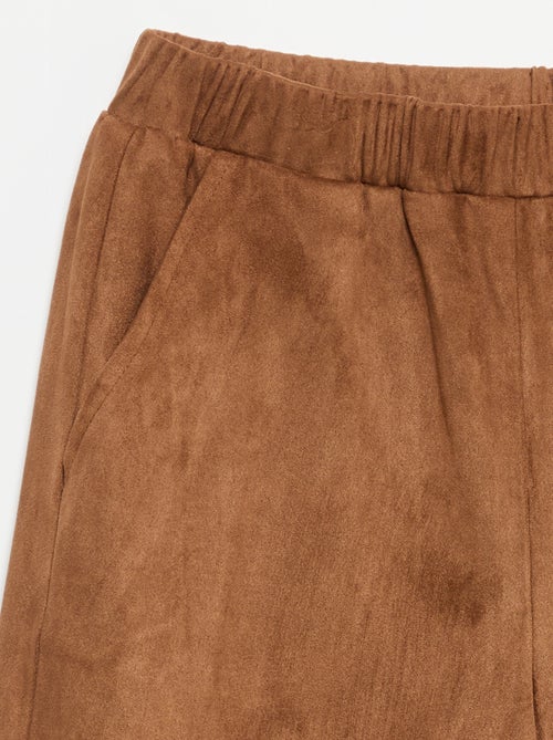 Pantalon en velours coupe large - Kiabi