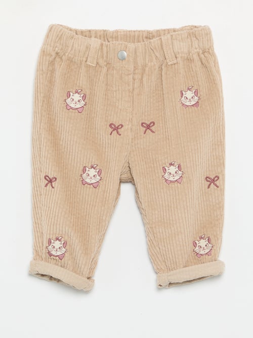 Pantalon en velours 'Disney' 'Marie' - Kiabi Pantalon en velours 'Disney' 'Marie' - Kiabi