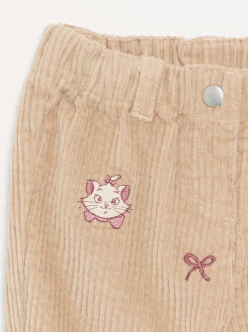 Pantalon en velours 'Disney' 'Marie' - Kiabi Pantalon en velours 'Disney' 'Marie' - Kiabi